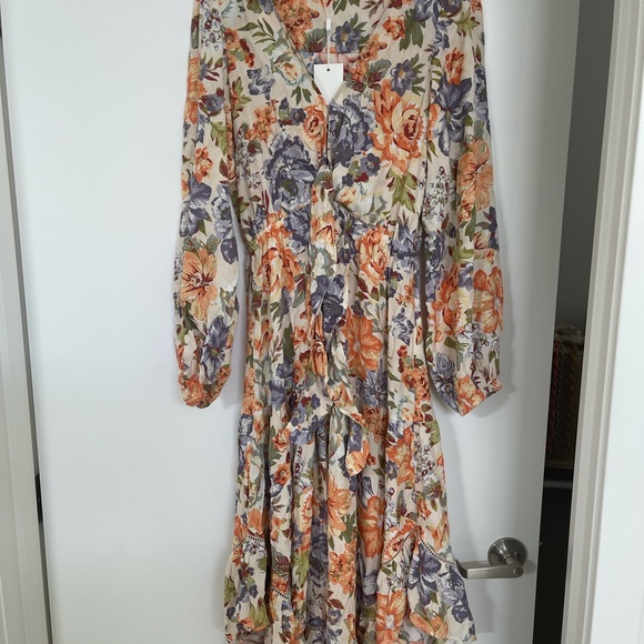 Aster Floral Midi Dress - Picture 2 of 5